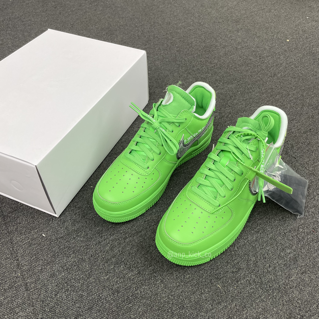 Off White Nike Air Force 1 Low Light Green (17) - www.newkick.vip
